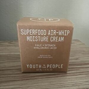 Youth to the People Superfood Air-Whip Kale + Spinach + HA Moisturizer NIB